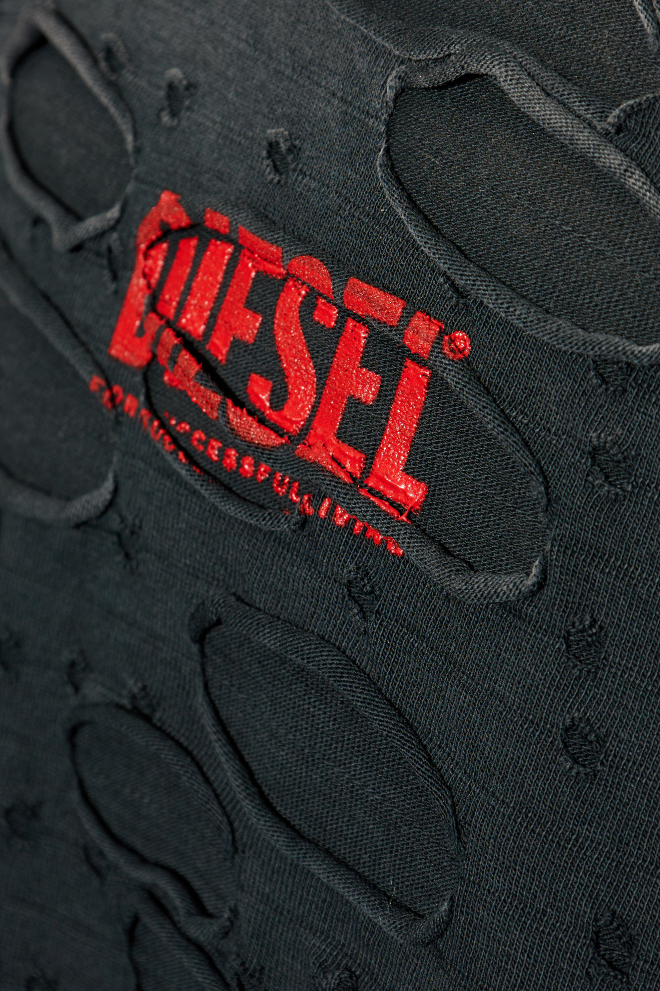 【DIESEL】t-crane-ls-hood フーディー 全２色  送関込 Szary Bluza `T-CRANE-LS-HOOD` Diesel - Vitkac Polska